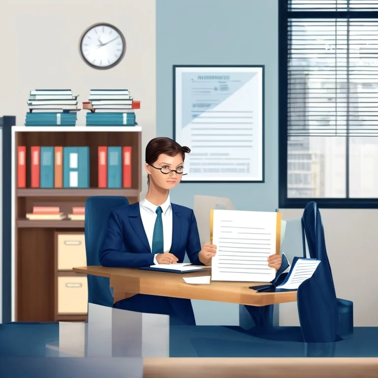 法律相談を受ける不動産業者のイメージ